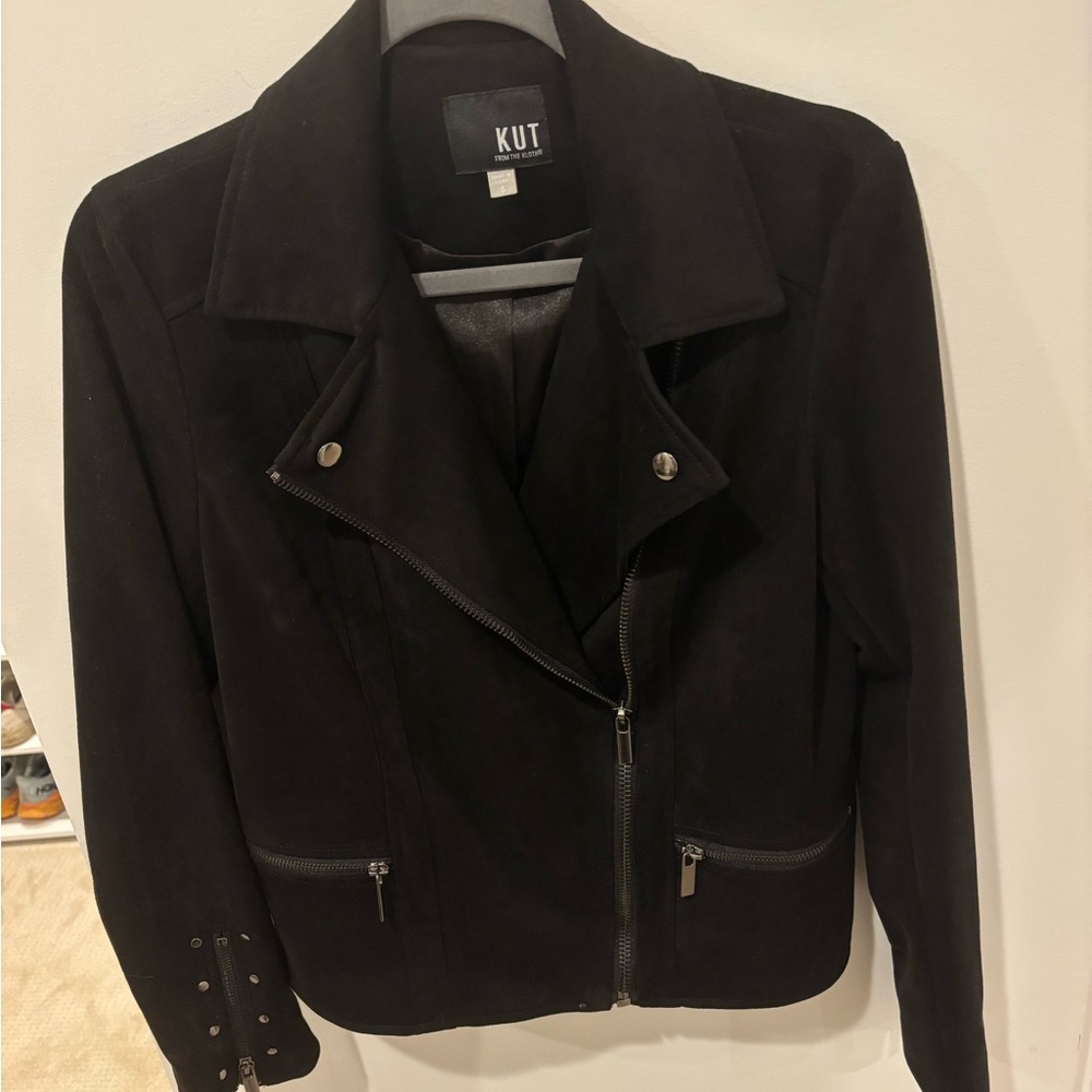 Kut from the Kloth Black Suede Jacket